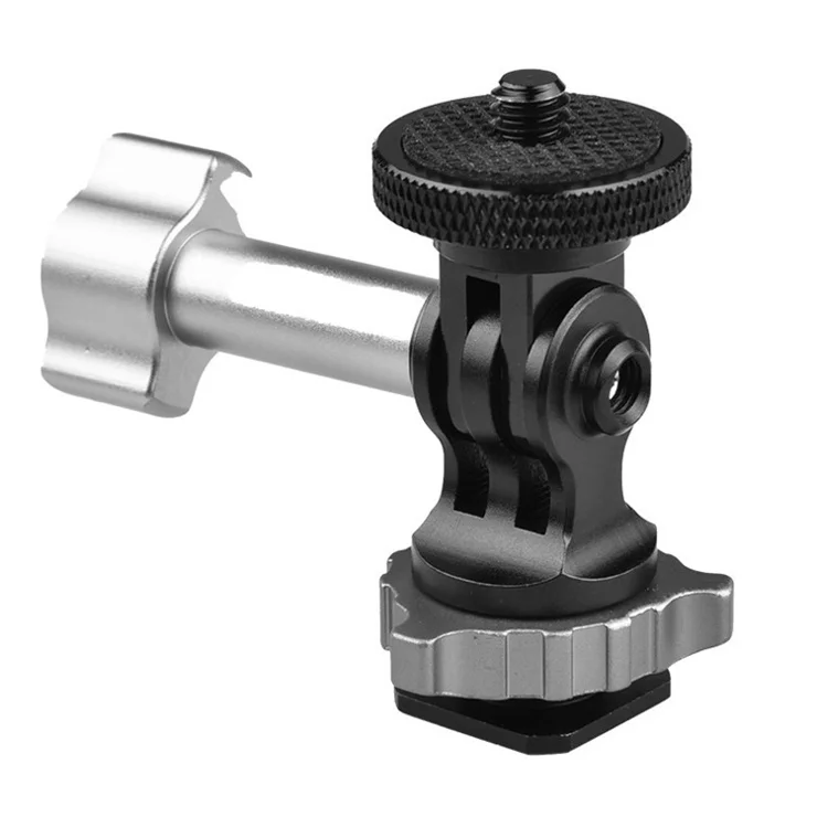 GH14 Action Camera Universal 1 / 4'' Full Metal Cold Shoe Hot Shoe Quick Release Clamp Adapter Base for GoPro 10 / 9 / 8 / 7