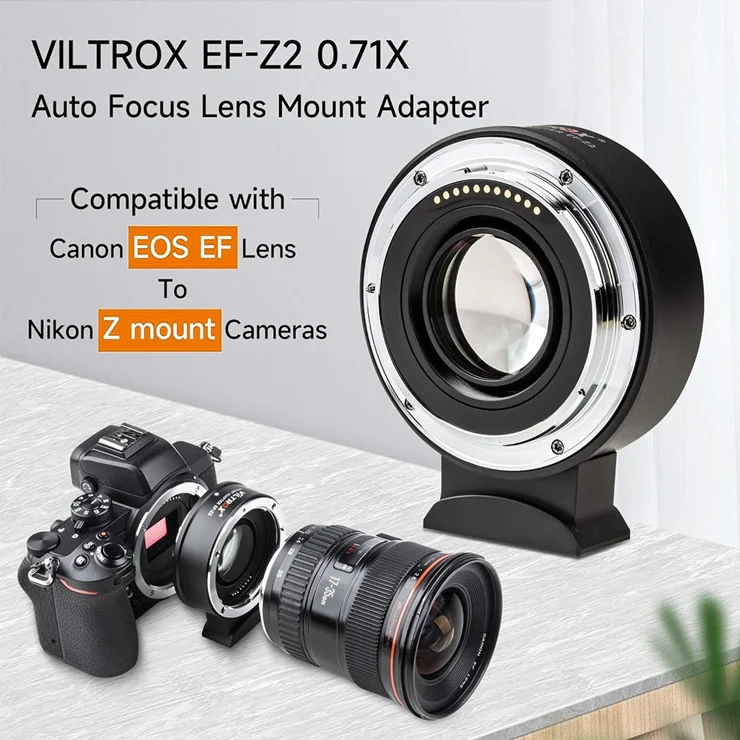 Z2 For Canon EF to Nikon Z Mount Auto Focus Camera Lens