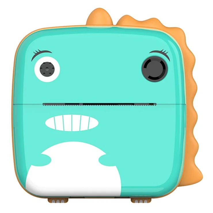 A20 2.4-inch Screen Kids Instant Camera Rechargeable Photo Printing Camera Toy - Green