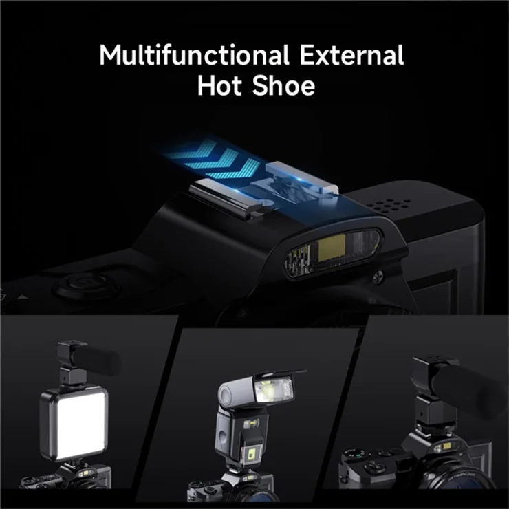 DC-201S 3.5 Inch IPS Screen 5K Digital Camera 6 Axis Anti Shaking Camcorder 16x Digital Zoom Video Recorder - EU Plug
