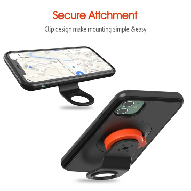 Mountain Bike Bicycle Handlebar Phone Bracket with Shockproof Phone Shell for iPhone 8/7 4.7 inch