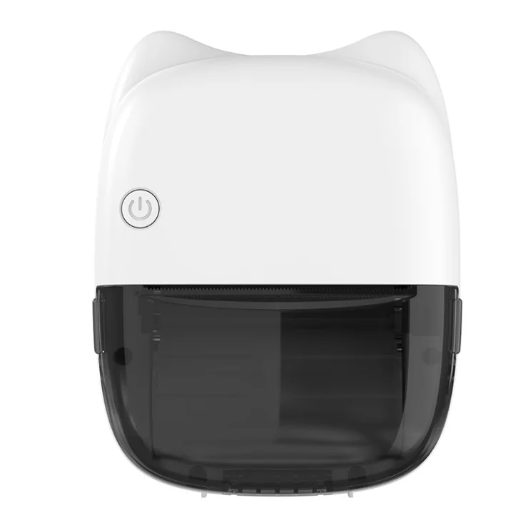 C37 Bluetooth-compatible Thermal Printer Wireless Inkless Printing Device (5 Printing Paper Rolls + 5 Pens)