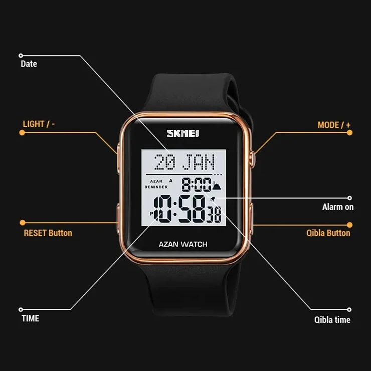 Sport Watch How To Change Date In Digital Watch Kegllect Men