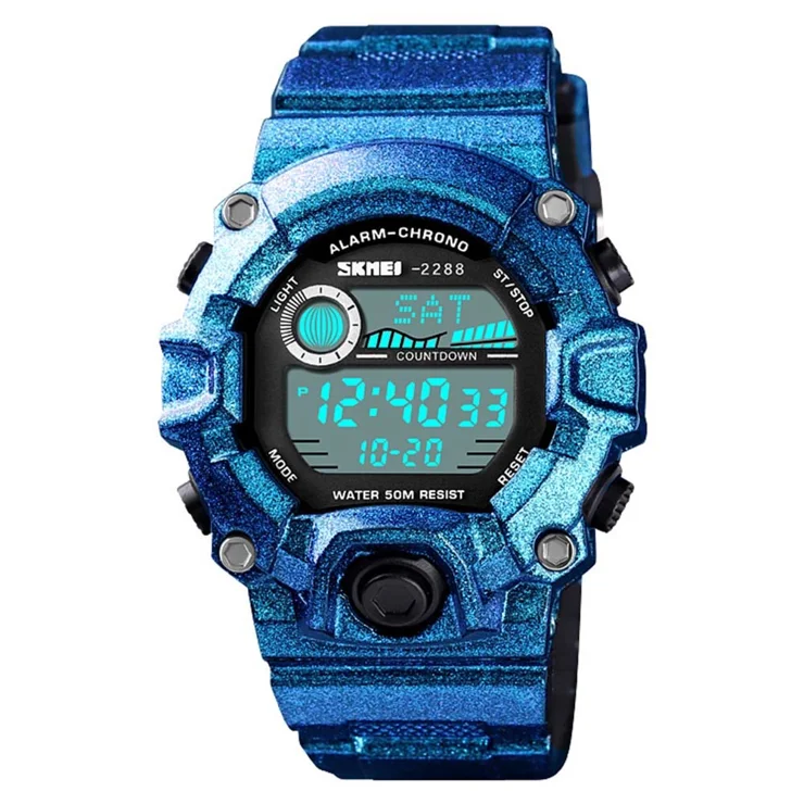 SKMEI 2288 Teenager Luminous Digital Watch Outdoor Sports