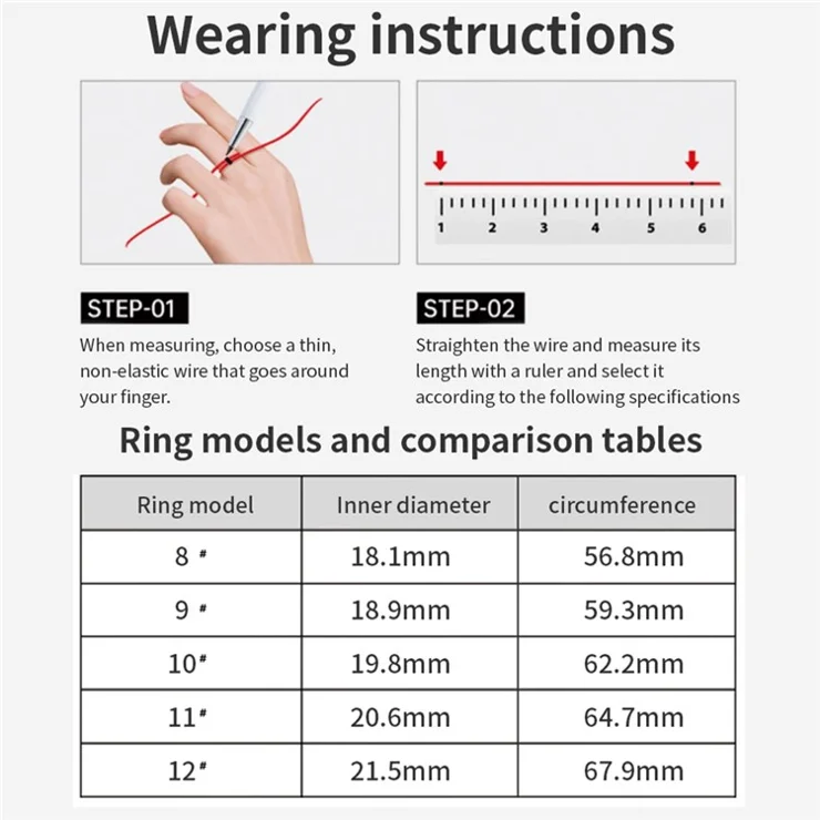Vring-3 Frosted Bluetooth-compatible Sleep Health Monitoring Smart Ring Stainless Steel Finger Ring, with Charging Case - Black / Size 8