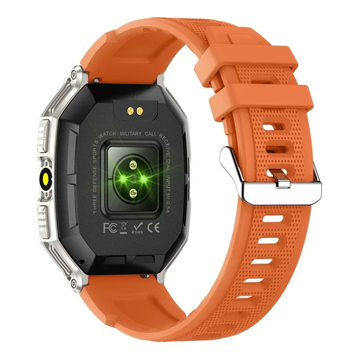 BOZLUN (SKMEI) B65 2.1-inch Smart Watch Bluetooth-compatible Calling Sleep Health Monitoring Outdoor Sport Watch - Orange