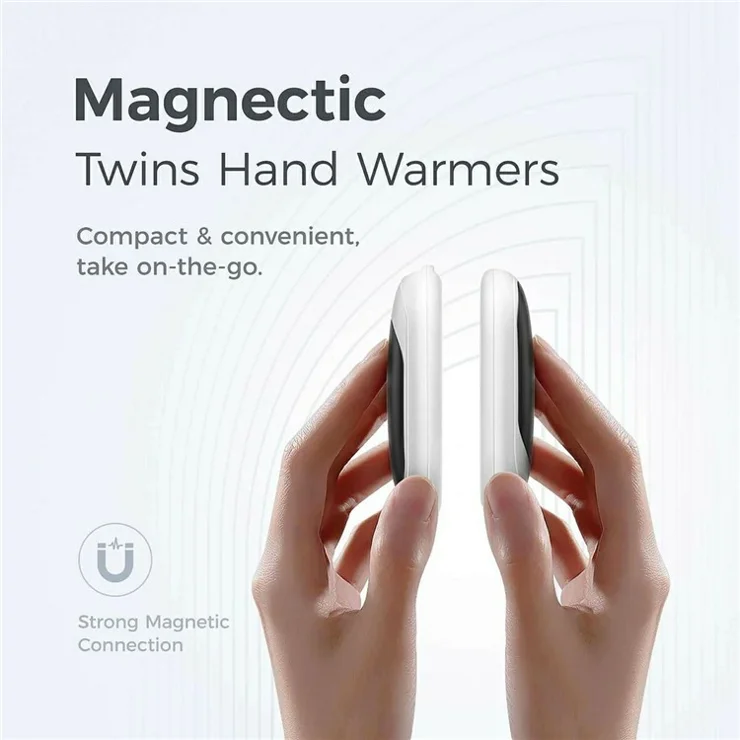 OCOOPA Classic UT3 Lite Hand Warmers Rechargeable Magnetic Electric Handwarmers - Black