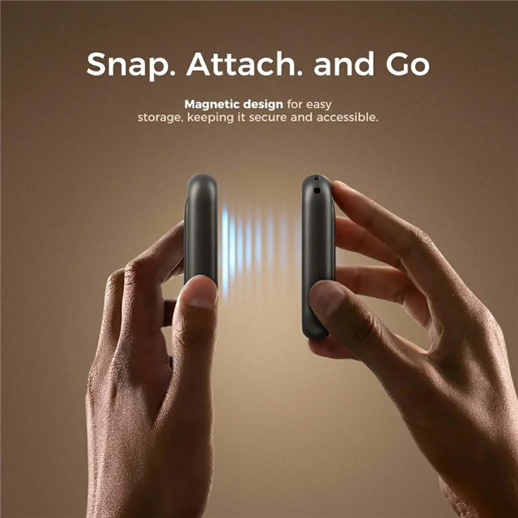 OCOOPA UT4 Young 2 in 1 Magnetic Charging Hand Warmer 3 Levels Smart Heating with Strap - Orange