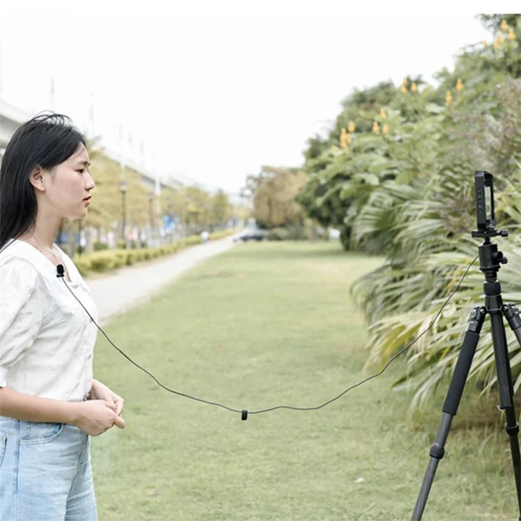 YELANGU MY2-C Clip-on Lapel Mic Mini Recording Microphone for Android Type-C Device (YLG9926B-C)