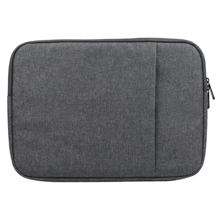 YOLINO QY-C016 Waterproof Sleeve Bag for 12-inch Laptops Portable Carry Case with Outer Pouch Anti-Scratch Storage Bag - Dark Grey