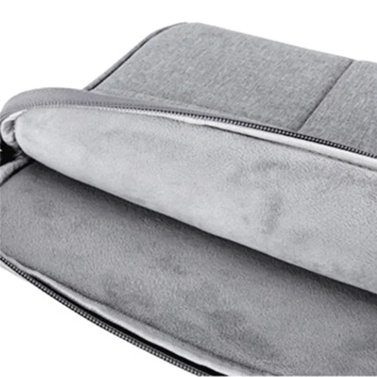 YOLINO QY-C015 12'' Laptop Bag Multifunction Simple Style Notebook Computer Sleeve with Hiding Handle Strap - Black