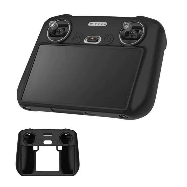 For DJI Mavic 3 Classic / Mini 3 Pro RC Drone Remote Controller Protective Silicone Case Cover Sleeve - Black