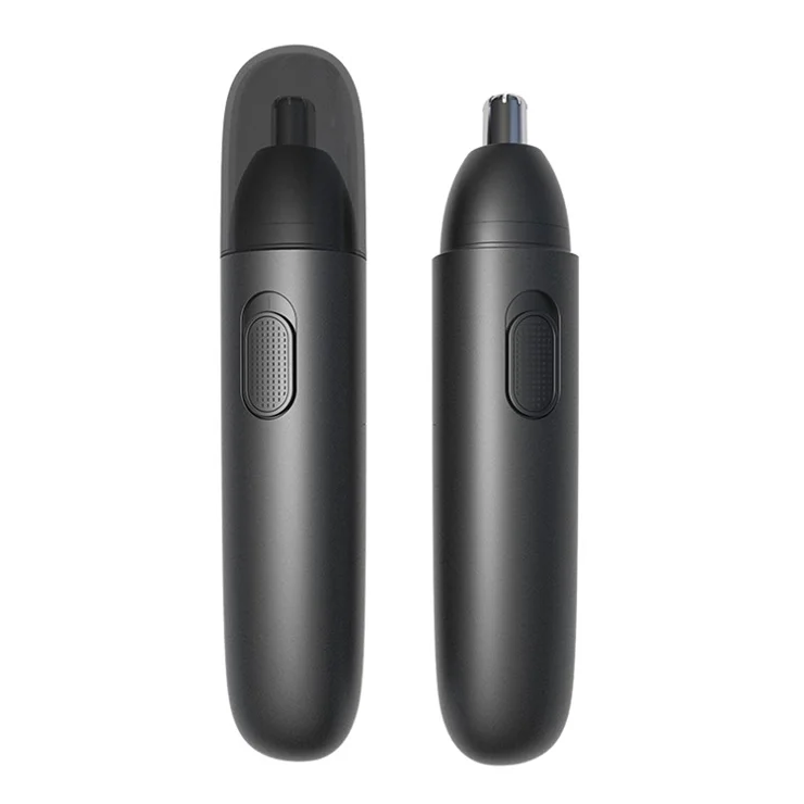 GT-2220A Electric Nose Hair Trimmer USB Rechargeable Nose Hair Beard Eyebrow Shaver - Black
