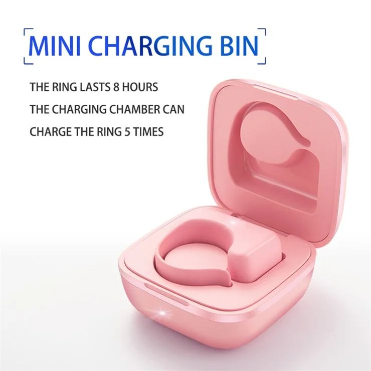 D01 Fingertip Selfie Video Controller Page Turner Browsing Bluetooth-compatible 5.0 Hands-Free Ring for Tik-Tok Remote Control - Pink