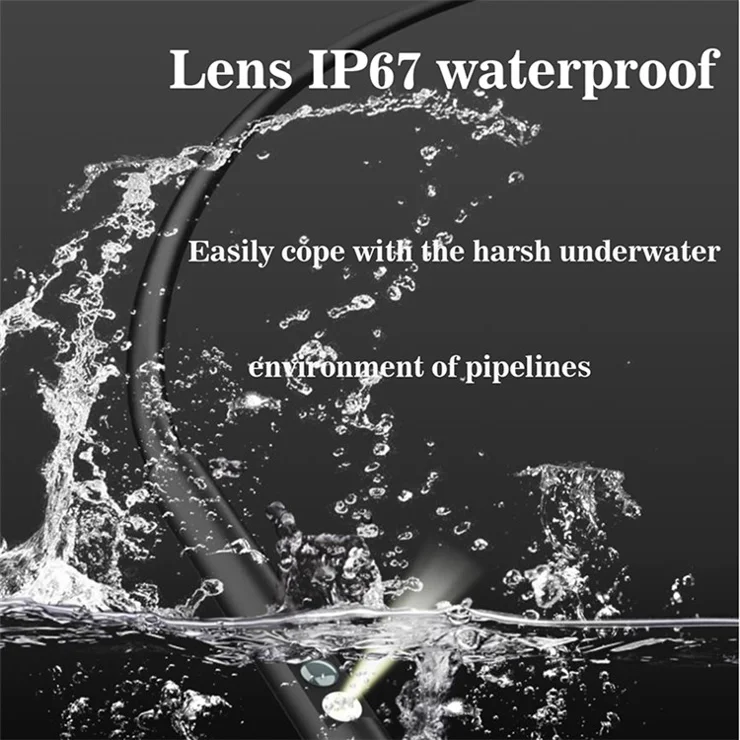 MS20 5m Hard Wire LED Borescope Waterproof Single Lens Endoscope Camera