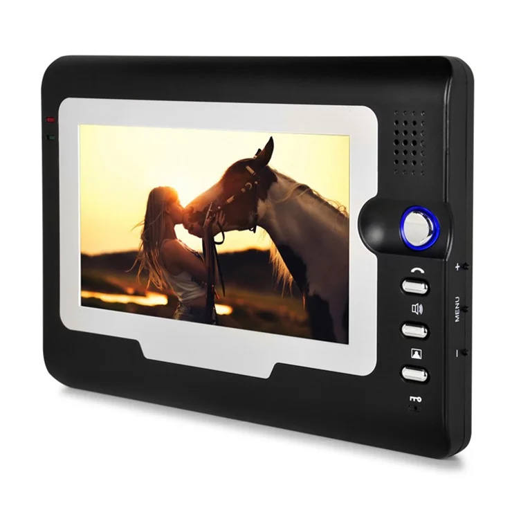 810FC11 7-inch Video Viewer Door Bell Camera Home Security Smart Doorbell, US Plug