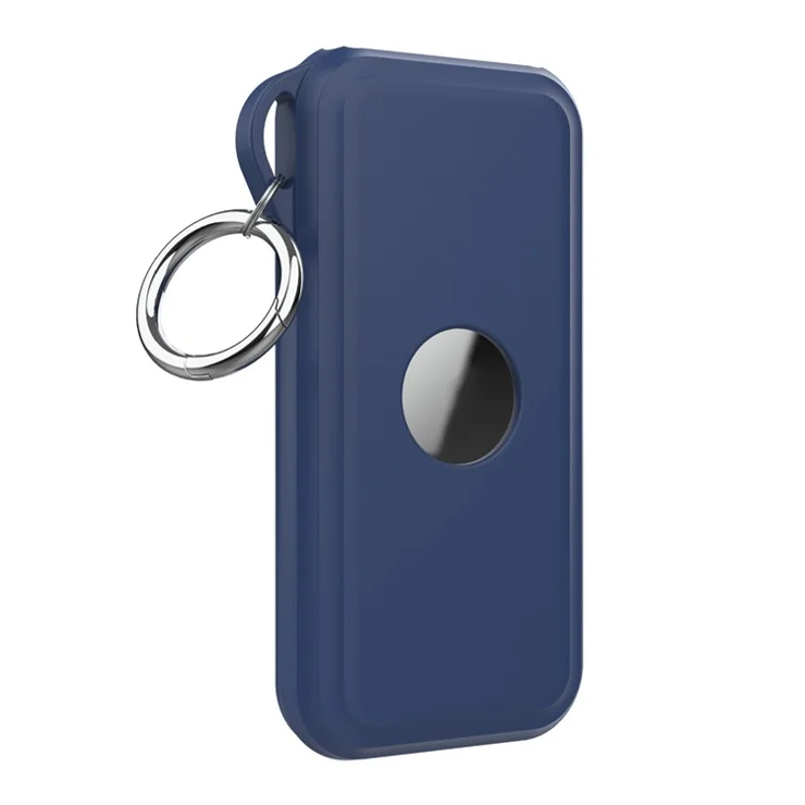 For Apple Vision Pro Battery Soft Silicone Cover Power Bank Anti-scratch Case - Dark Blue