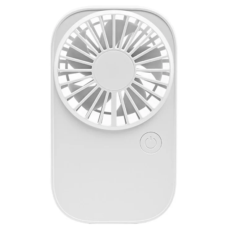 F11 Cooling Handheld Fan 3 Speeds Desk Fan with Strap Rechargeable Hanging Neck Fan - White