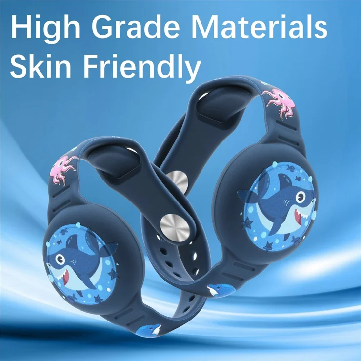 Unicorn AirTag Bracelet For Kids - Waterproof Silicone Tracker Wristband With Full Coverage