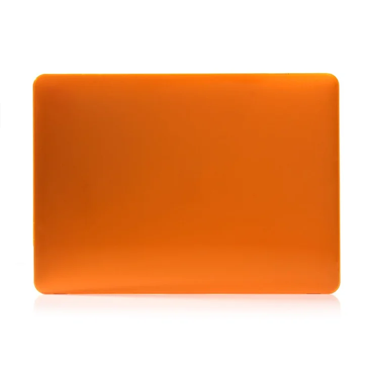 Front and Back See-through PC Shell Case for MacBook Air 13.3" Retina Display A2337 M1 (2020)/Air 13.3'' Retina Display A2179 (2020)/Air 13.3-inch (2019) (2018) A1932 - Orange