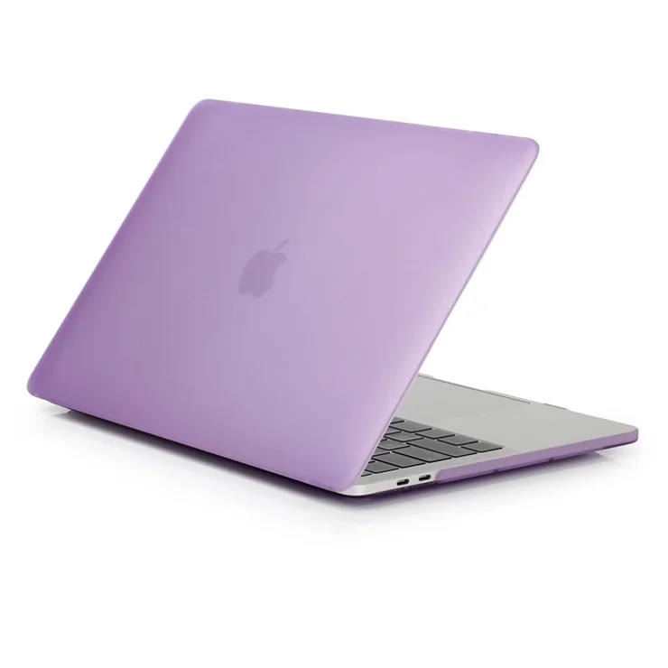 Matte Anti-scratch Plastic Front and Back Cover for MacBook Pro 13 inch 2016 A1706/A1708/A1989/A2159/A2251/A2289/A2338 - Purple