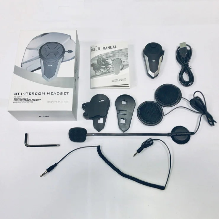 BT-S3 Waterproof IPX6 Motorcycle Helmet Bluetooth-compatible