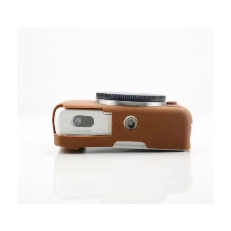 Soft Silicone Protective Cover for Canon EOS M10 - Brown