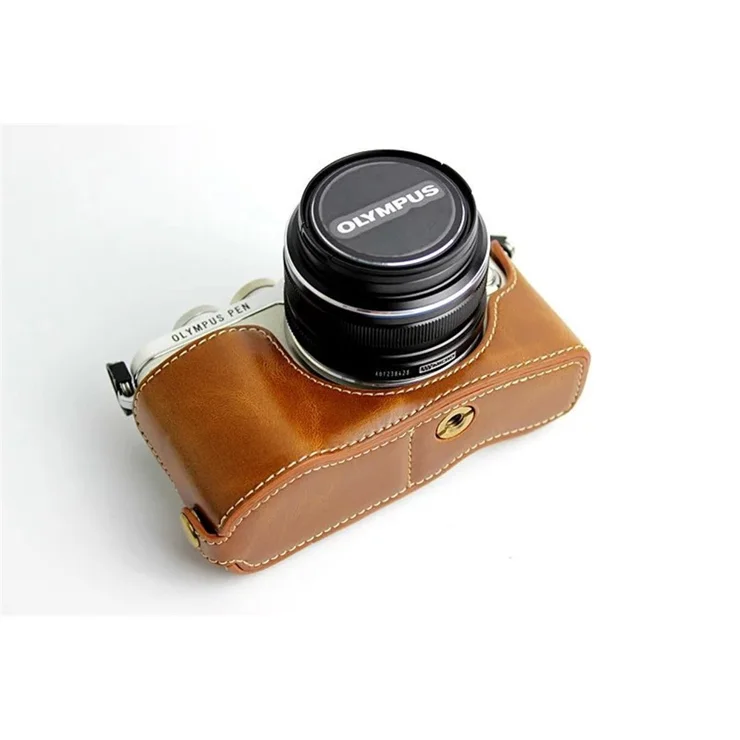 Olympus Epl7 Olympus Pen Camera Case PU Leather Bottom Camera Half