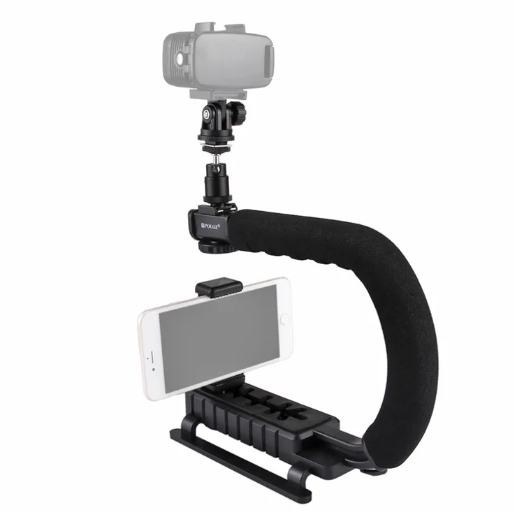 PULUZ PKT3011 U Shape DV Stabilizing Handle Bracket for DV Camcorder/DSLR Camera