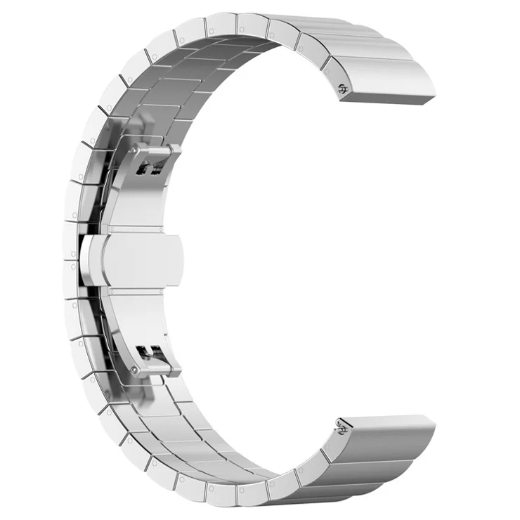 Solid Stainless Steel Link Chain Watch Straps for Samsung Gear S2 - Silver Color