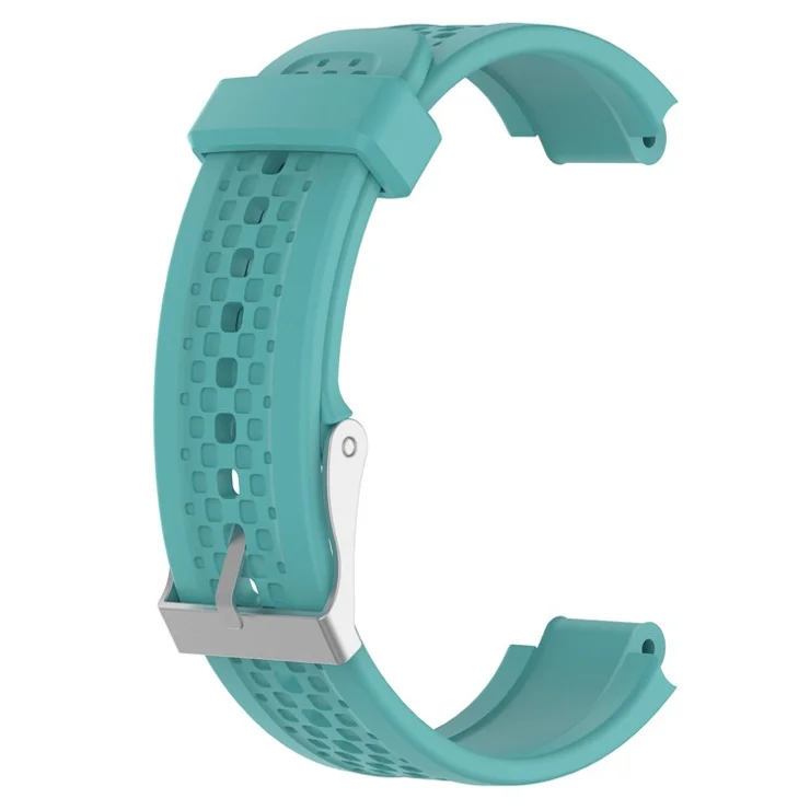 Women Sports Silicone Watch Strap with Installation Tools for Garmin Forerunner 25 - Cyan