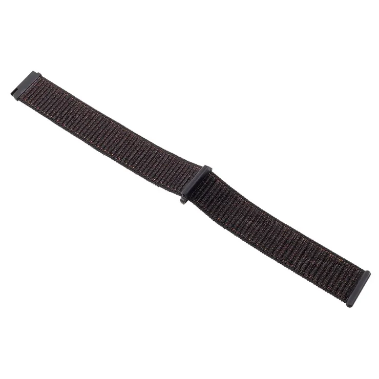 22mm Closure Nylon Watch Strap for Samsung Galaxy Watch 46mm / Huami Amazfit Watch - Black