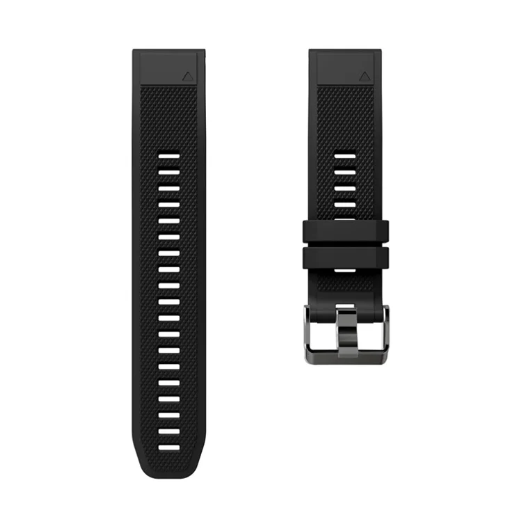 Silicone Smart Watch Band Replacement for Garmin Fenix 5 - Black