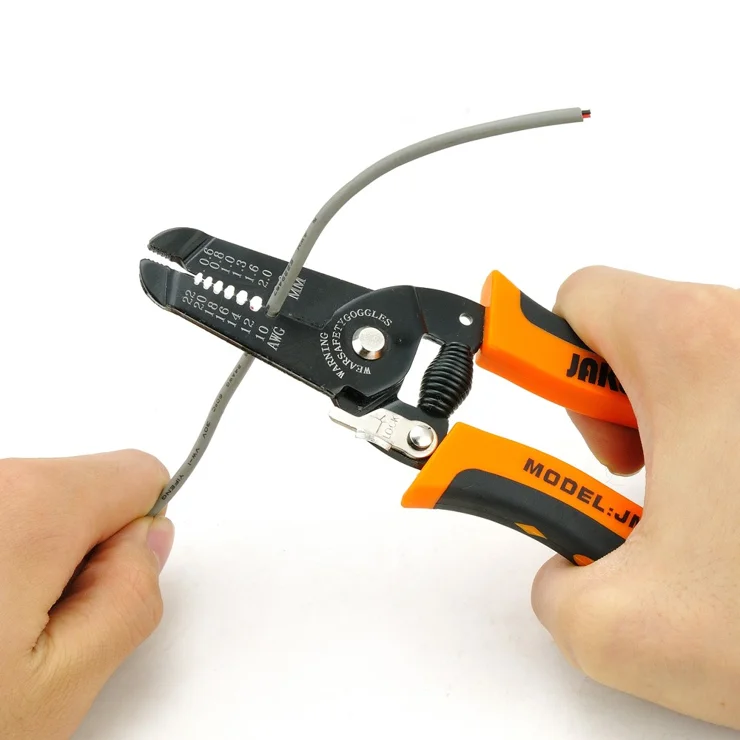 KNIPEX 4-in-1 Electrician Pliers - Wire Stripping Cutting Crimping Tool