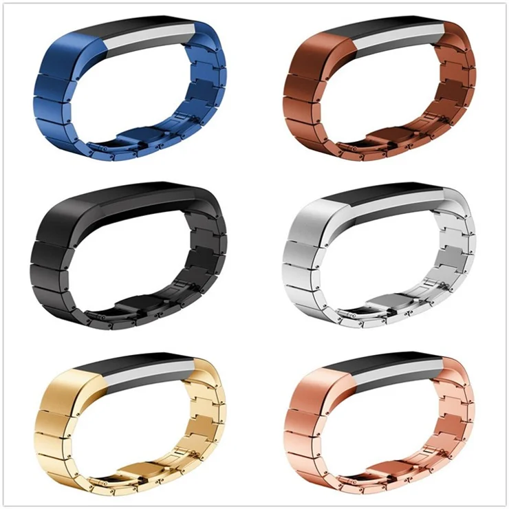 Classic Replacement Accessories for Fitbit Alta Strap Bracelet Bands - Silver Color