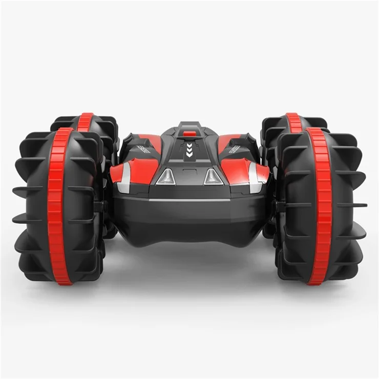 G03060R Four-wheel Drive 2.4G RC Car 360-degree Rotating Stunt Car Amphibious Electric Vehicle Toy for Children - Red