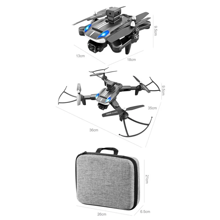 K8 2.4G Folding Drone 480P Aerial Photography Aircraft Dual-Camera Four-Axis Four-Way Obstacle Avoidance RC Airplane Toy (Single Battery) - Green