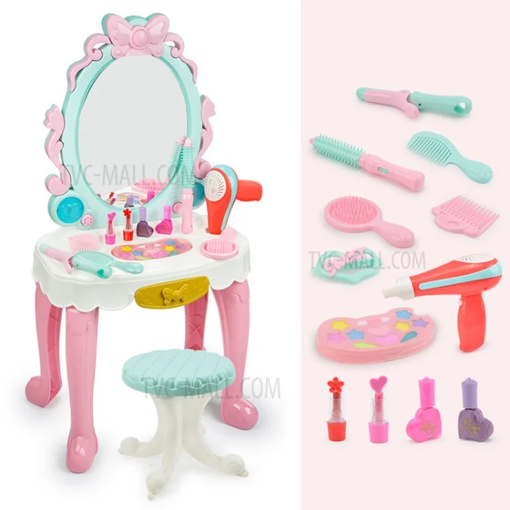Wholesale Children's Dressing Table Toy Set Girl Cosmetic Make Up Box