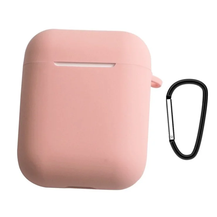 Wireless Bluetooth-compatible Earphone Silicone Case Headphone Cover with Finger Holder for inpods 12/i11/i9s - Pink