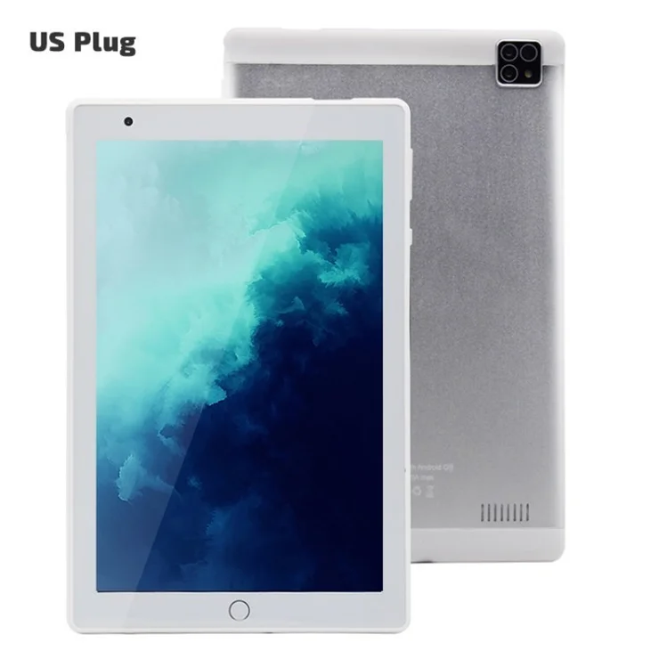 XB27 HD 8 inch Android 8.0 Tablet 2G RAM 32G ROM 3000mAh Battery 2MP Cameras - Silver/US Plug