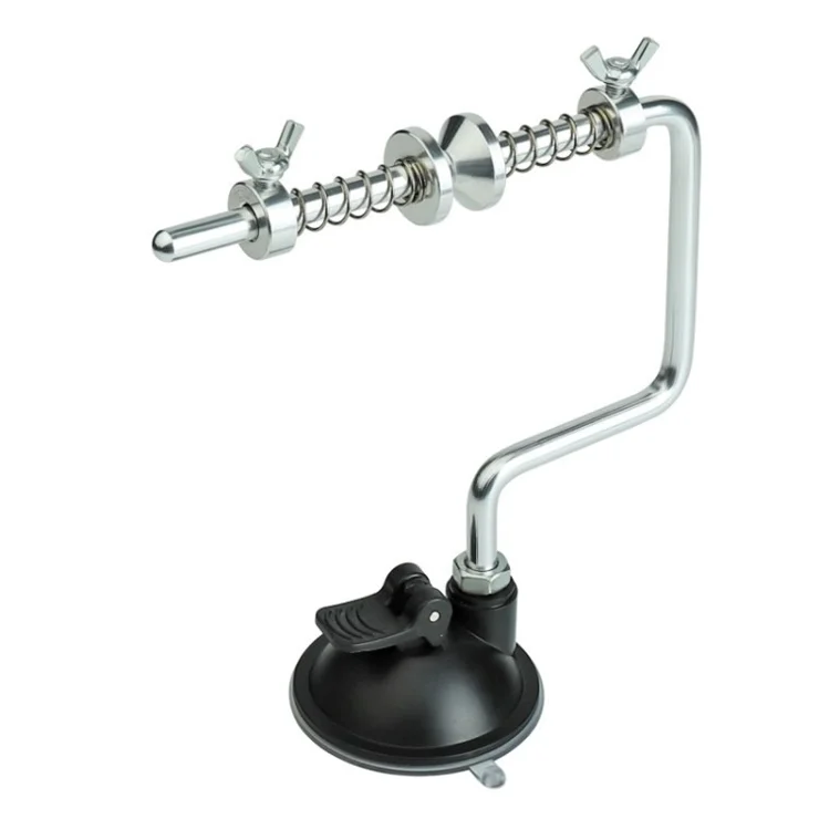 Portable Fishing Line Spooler Aluminum Alloy Fishing Line Winder Fishing Accessory - Suction Cup