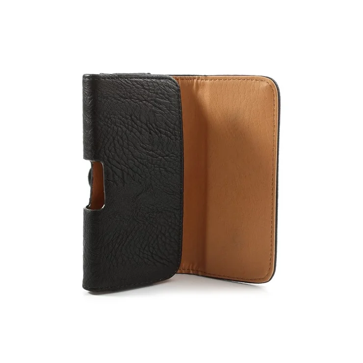 Horizontal Thick Leather Belt Clip Holster Pouch Case for Samsung i9190 Galaxy S4 Mini iPhone 4 / 4S / 5 / 5s / 5c