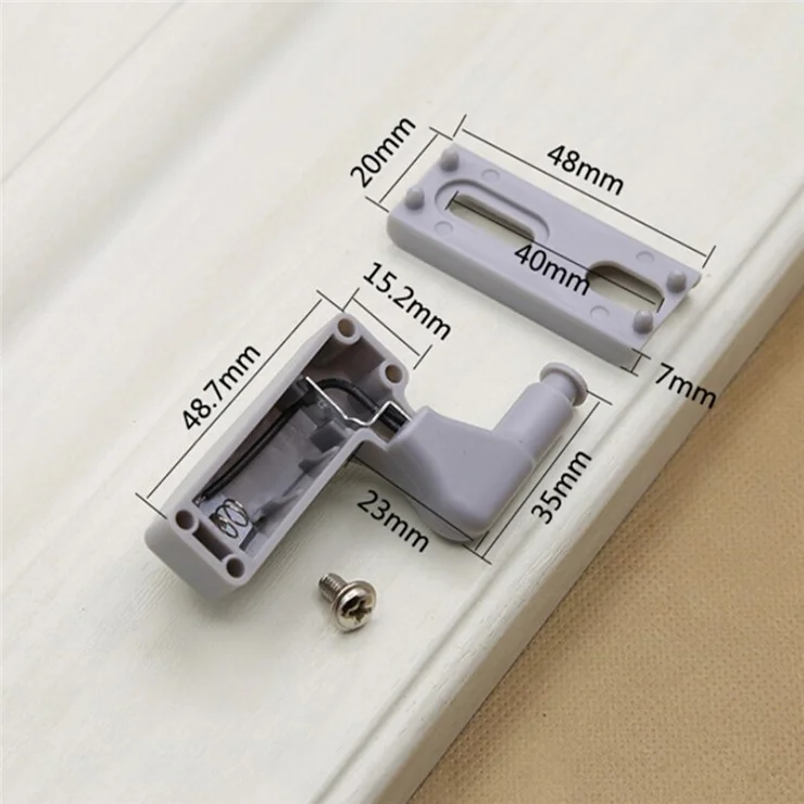 Universal Cabinet Hinge LED Sensor Light Closet Wardrobe Lamp - 5Pcs/Warm White