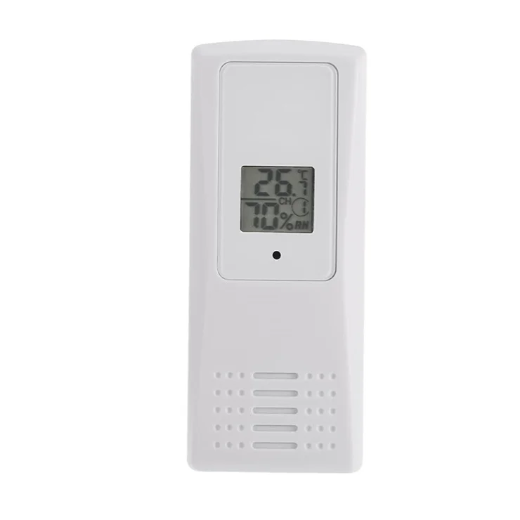 433MHz Wireless 8-Channel LCD Digital Comfort Level Alarm Function with Three Remote Sensors Thermometer Hygrometer