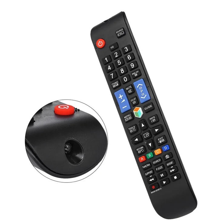 Universal TV Remote Control Wireless Smart Controller Replacement for Smart Digital TV - Black
