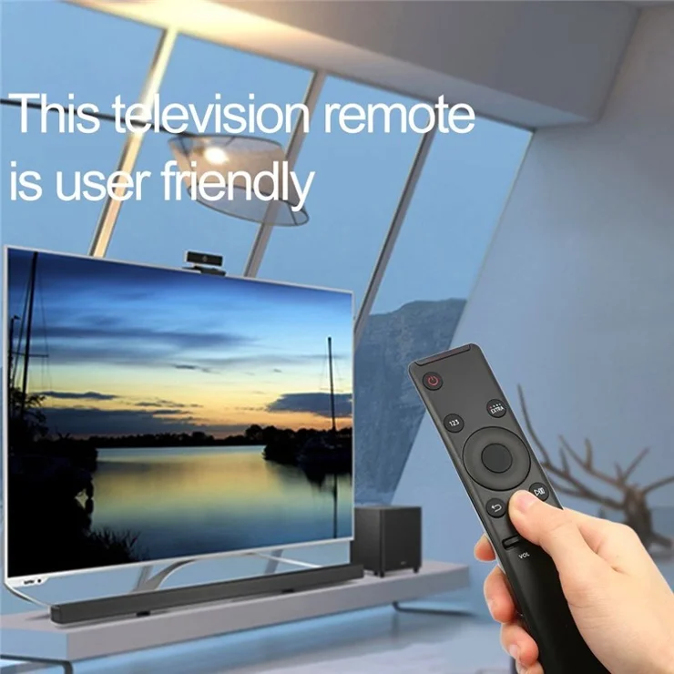 BN59-01259B Wireless IR Controller for Samsung Smart HDTV 4K TV Remote Control Replacement (No Battery) - Black