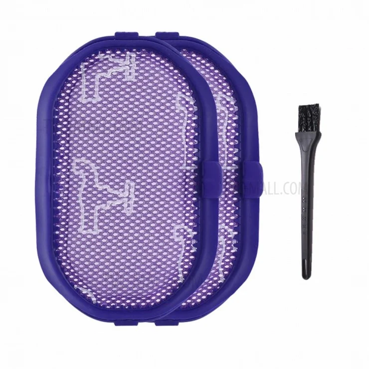 HEPA Motor Filter Replacement for Dyson DC30 DC31 DC44 DC56 Vacuum Cleaner - 2 Filters & 1 Brush
