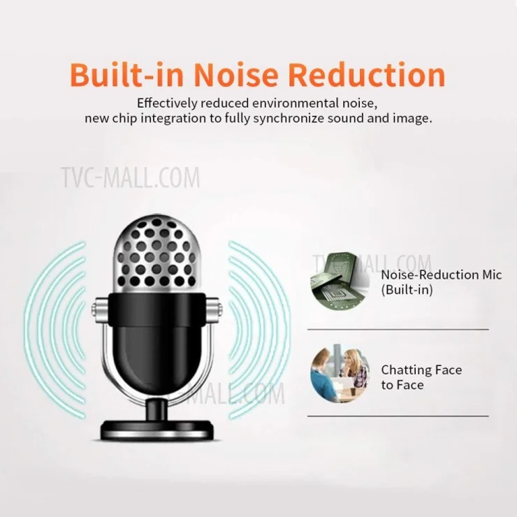 Tragbare HD-Webcam 480P 0,3MP 30fps Kamera mit klarer