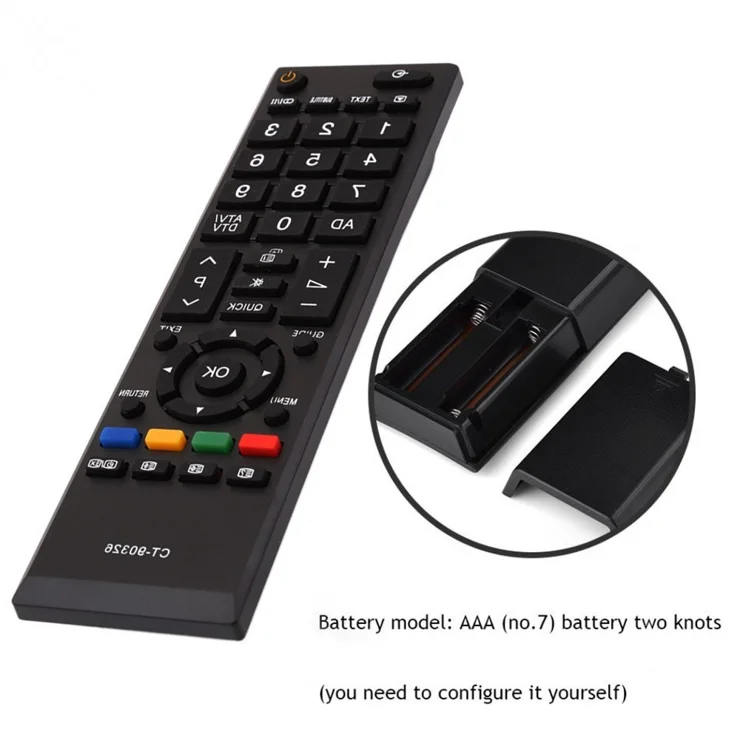 CT-90273 Sostitutivo Telecomando Di Ricambio CT-90273 Per TV Toshiba Compatibile Con Modelli 37c3030d 884795