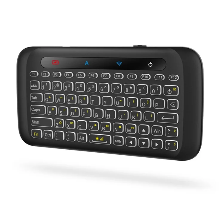 2.4GHz Backlight Colorful Wireless Keyboard with Large Touch Panel
